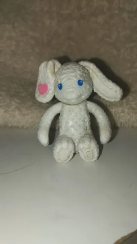 Brinquedo Coelho branco casas das bonecas