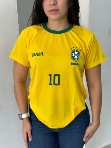 Blusa do Brasil em cacharrel feminina