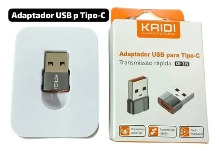 Adaptador USB para USB-C Alta Velocidade (KD-339)