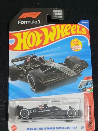 Hot Wheels Mercedes AMG Petronas Formula 1 One Team F1 - Carrinho Miniatura 1/64