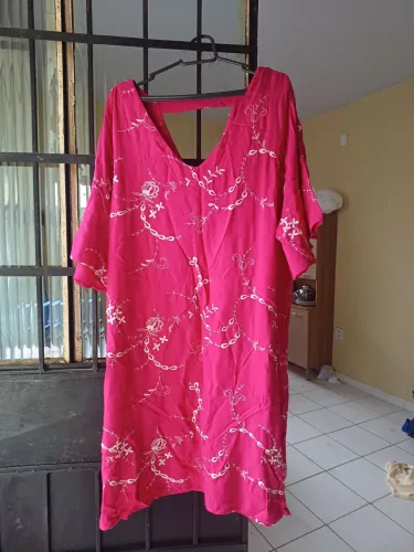 Vestido Rosa tipo bata