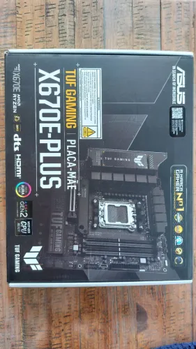X670e Plus tuf Gam - AM5 - Ainda com garantia da loja