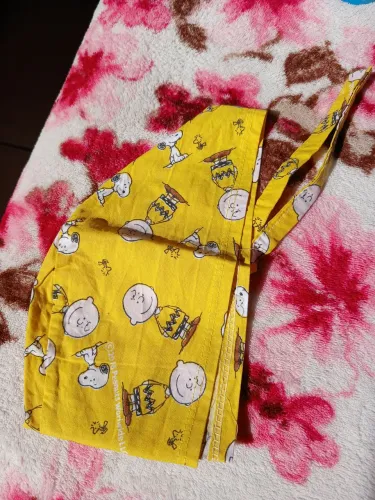 Touca bandana do Charlie Brown e snoop para cozinha ou dentista