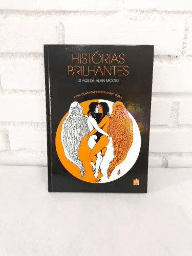 Livro hq histórias brilhantes 10 hq's de alan moore 