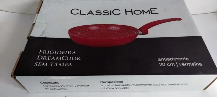 Frigideira Classic Home Dream Cook, sem tampa, revestimento cerâmico antiaderente 20cm ver