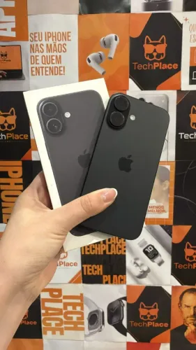 IPhone 16 256gb Preto seminovo com caixa - Retire em loja física na Savassi