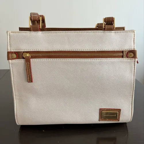 Bolsa MÔNICA SANCHES cor bege novo
