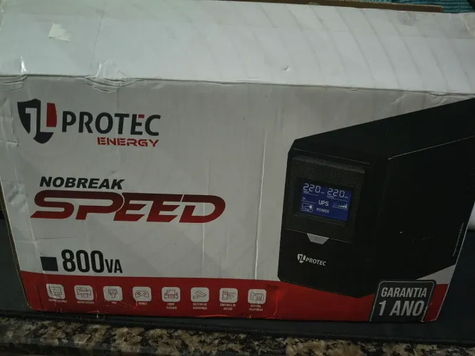 No break 110v 800va display digital