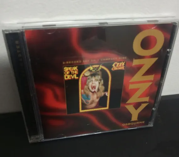 Cd Ozzy Osbourne - Speak of The Devil - remaster - Nacional - usado.