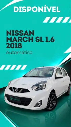 Nissan March SL 1.6 16V Flexstart 5P Aut. 2018