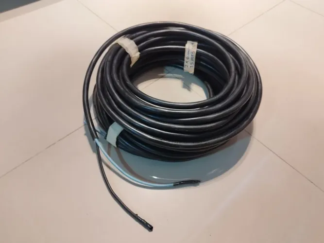 Fio 6mm cabo PP 2 X 6mm para Wall Box 32 A carro elétrico.