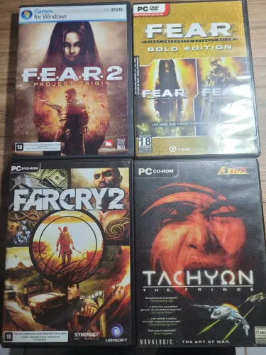 Jogos para PC FARCRY/FEAR/TACHYON ORIGINAIS