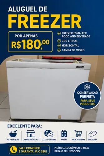 Aluguel de freezer
