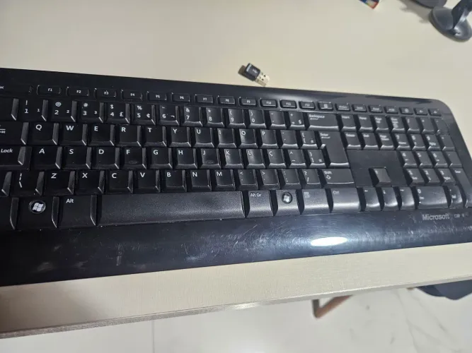 Teclado sem fio microsoft