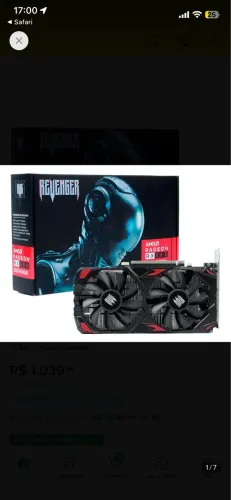 PEÇAS PC GAMER- RX 580 8gb e I3 10100F