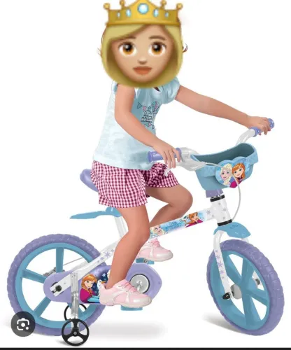 Bicicleta Infantil Aro14 Frozen (Usada)