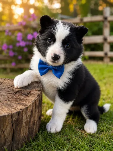 Vacinado e vermifugado! Filhotes de border collie macho