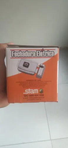 Fechadura Elétrica Stam 12V 40Mm (Preto Fosco))