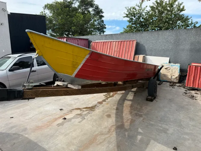 Barco Alumínio motor Mercury 15hp
