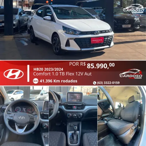 Hyundai HB20 Comfort 1.0 TB Flex 12V AUT 2024