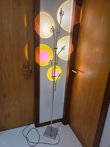 Luminária inox decorativa da Catellani & Smith importada da Itália