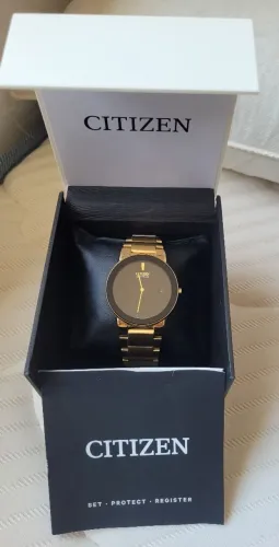 Relógio Citizen Original a prova d'água Axiom Eco-drive Masculino 40mm 30m.