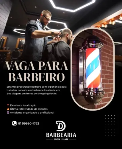 Barbearia em boa viagem 
