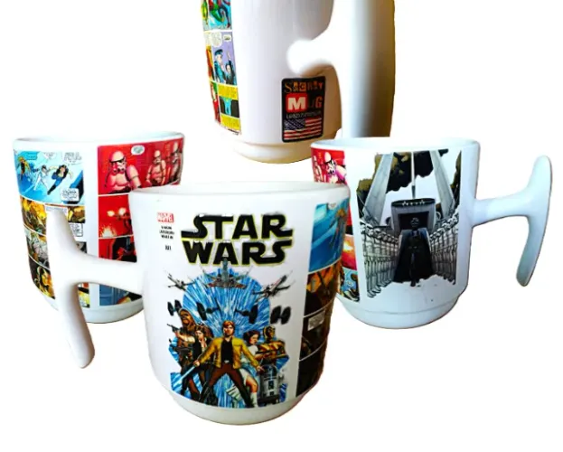 COLECIONÁVEL CANECA STAR WARS 3D RELEVO TÁTIL SECRET MUG EXCLUSIV PRESENTE EDIÇÃO LIMITADA