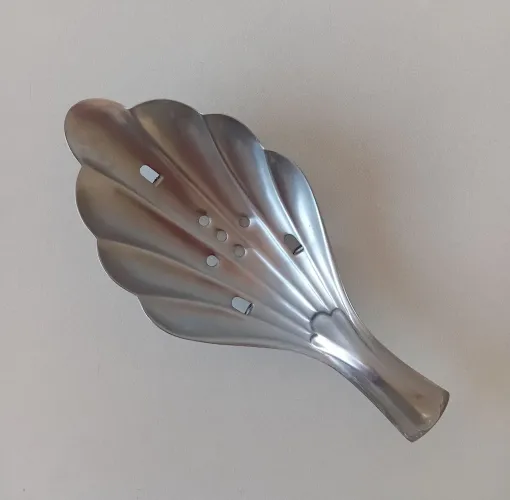 Saboneteira vintage em inox Hércules