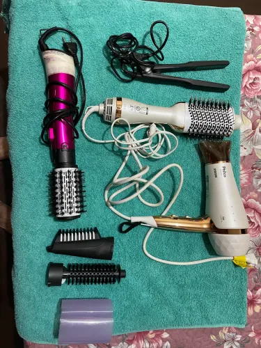 Secador, chapinha e escova rotativa!!!! 