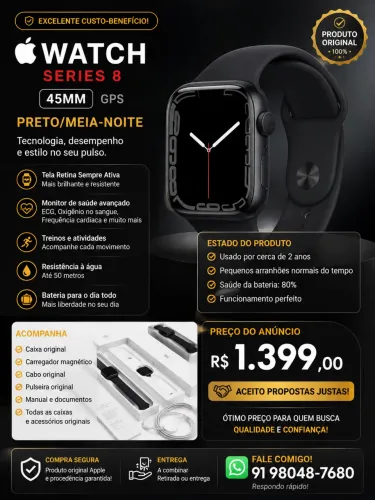 APPLE WHATS SÉRIES 8