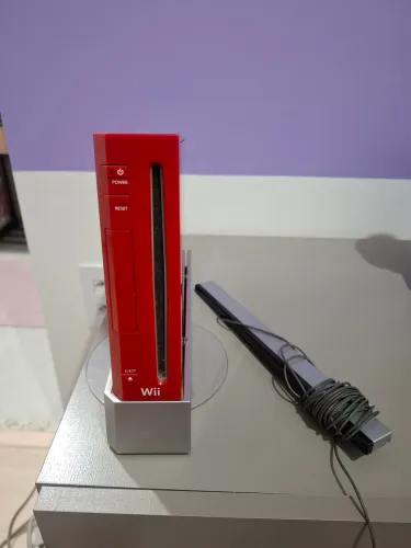 Nintendo wii vermelho Mario Edition (Destravado)