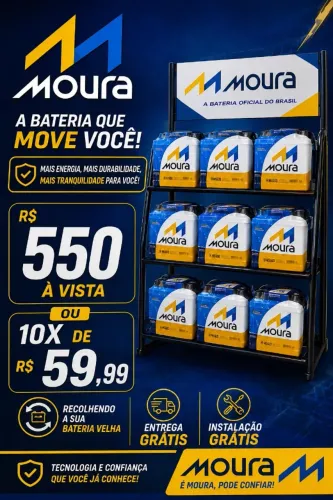 Bateria Moura 60 amperes 