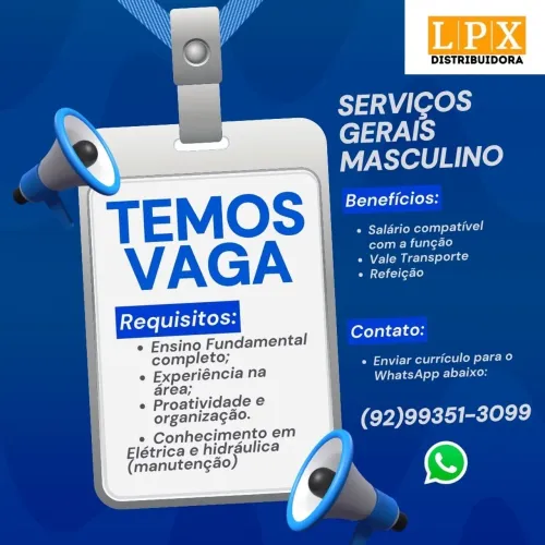 AUXILIAR SERVIÇOS EM GERAL