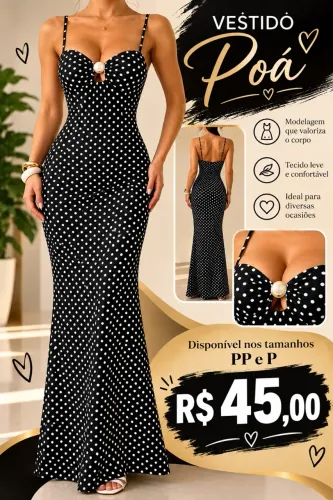 Vestido de poa