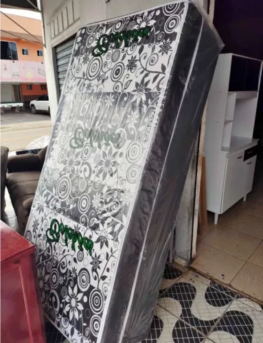 Cama box solteiro (novo embalado)