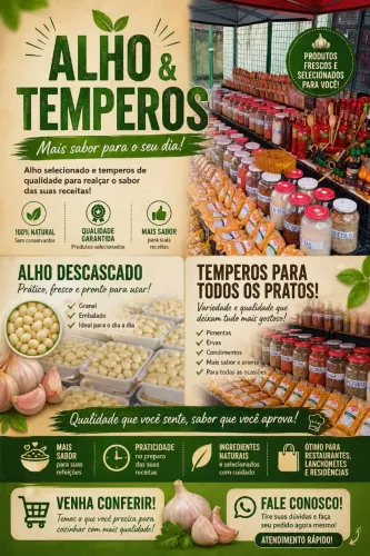 Temperos caseiro 