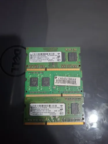 Memória RAM DDR3 4GB/2GB notebook