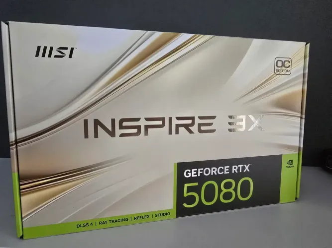 RTX 5080 16gb MSI Inspire 3x Oc edition (7 meses uso)