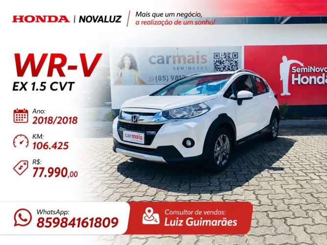 Honda WR-V EX 1.5 Flexone 16V 5P Aut. 2018