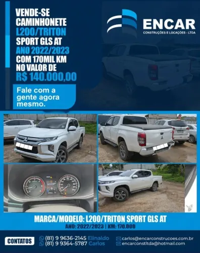 Mitsubishi L200 Triton Sport GLS 2.4 CD Diesel Aut. 2023