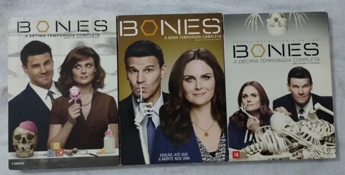 DVD BONES ORIGINAIS TEMPORADAS 7, 9 E 10