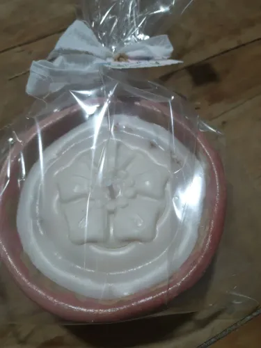 Vela na cerâmica 
