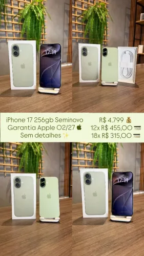 iPhone 17 256gb - Seminovo, Garantia Apple