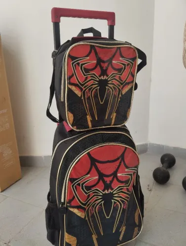 Bolsa de rodinhas com lancheira - entrega em candeias 