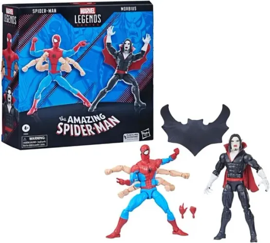 Bonecos colecionáveis do Homem-Aranha vs Morbius, da série Marvel Legends, 15 cm, 3 aces