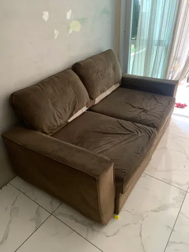 Sofá retrátil de 3 lugares