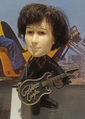 Boneco Roberto Carlos Jovem Guarda Estrela