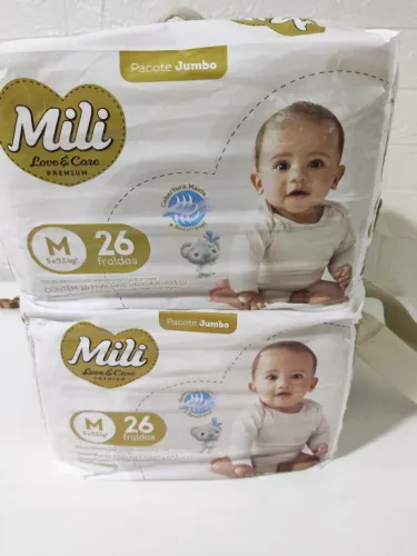 Fralda mili love e Care Premium 