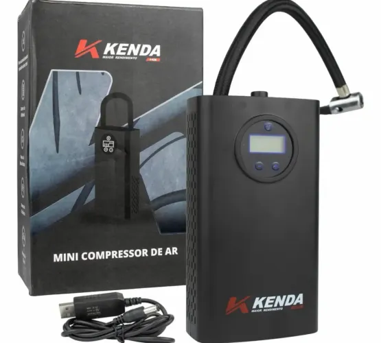 Compressor portátil carro e moto 